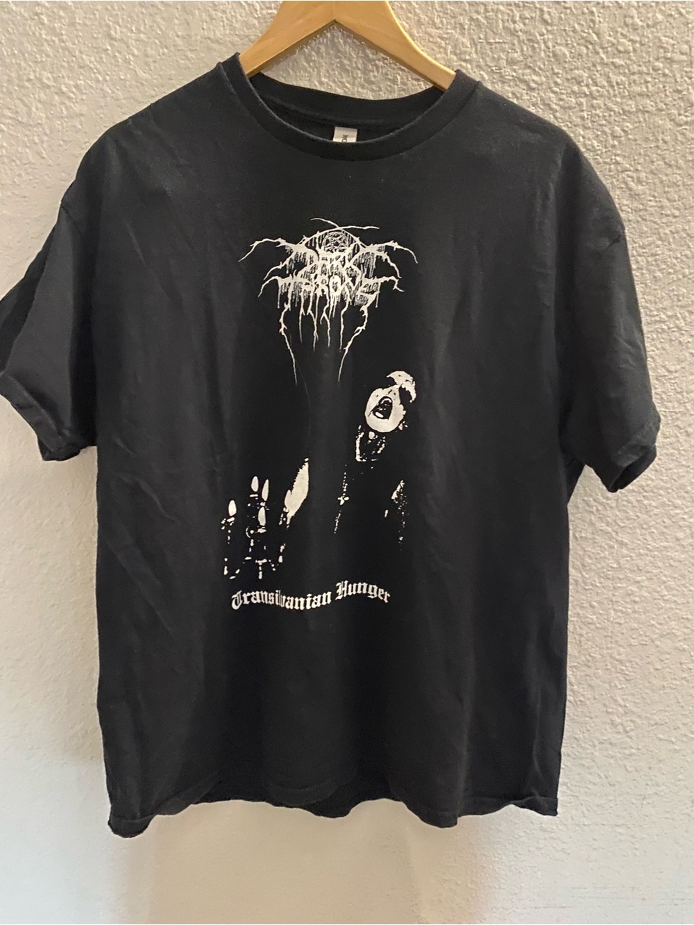 Darkthrone Black Graphic Band Tee - Transilvanian Hunger Print Size XL